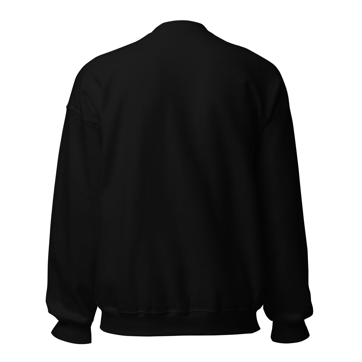 DAD Halloween monster name Unisex Sweatshirt in Black with spooky front lettering and blank back