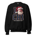 Back/detail view of I CHI Santa — Chicago Football Crewneck Sweatshirt graphic sweatshirt