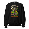 Haunted House Staff Big Bro “Special Effects Expert” Unisex Sweatshirt with Special Effects Expert front design and matching BIG BRO back graphic for Halloween family outfits
