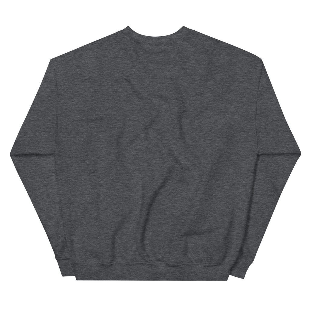 Back/detail view of Leftovers Are My Love Language – Funny Thanksgiving Crewneck graphic sweatshirt