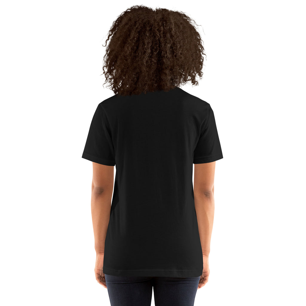 Back/detail view of Lucky-ish St. Patrick’s Day Unisex Tee graphic T-shirt