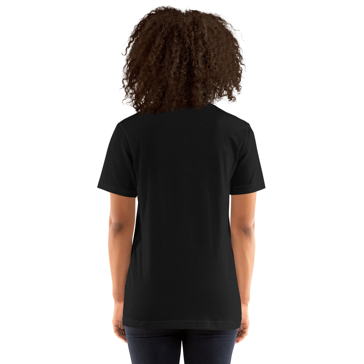 Back/detail view of Lucky-ish St. Patrick’s Day Unisex Tee graphic T-shirt
