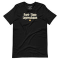 Back/detail view of Part-Time Leprechaun St. Patrick’s Day Unisex Tee graphic T-shirt