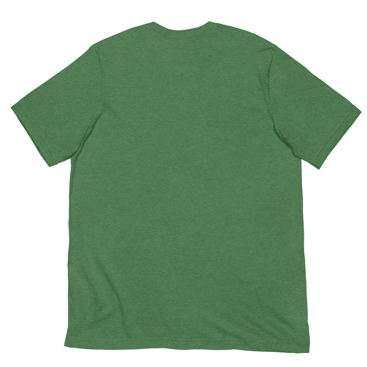 Back/detail view of Green Looks Good On Me St. Patrick’s Day Unisex Tee graphic T-shirt