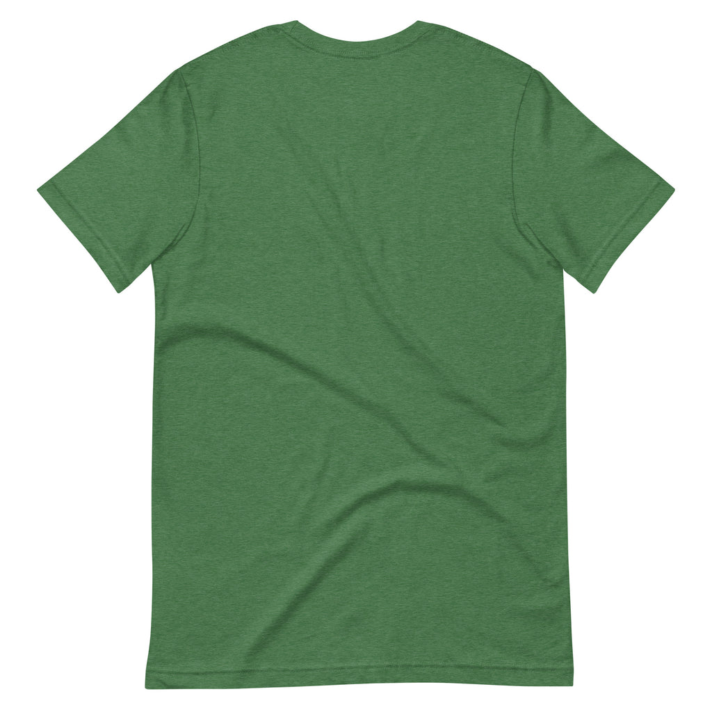 Back/detail view of Part-Time Leprechaun St. Patrick’s Day Unisex Tee graphic T-shirt