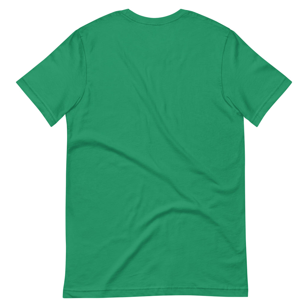 Back/detail view of Part-Time Leprechaun St. Patrick’s Day Unisex Tee graphic T-shirt