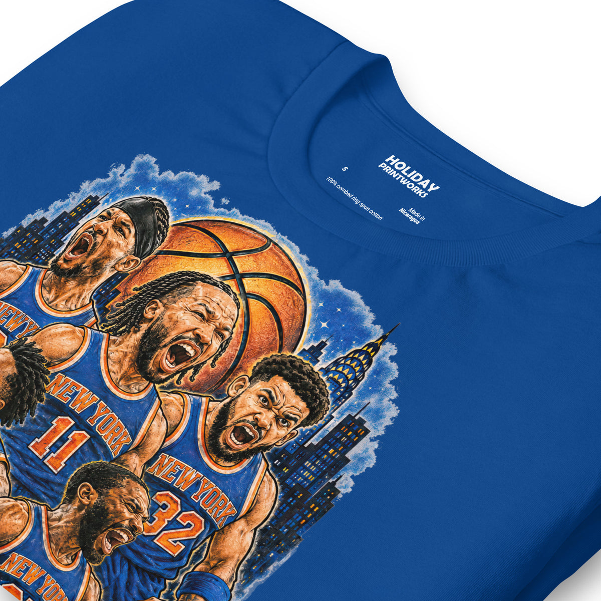 Back/detail view of New York Basketball 2026 World Champions Unisex t-shirt graphic T-shirt