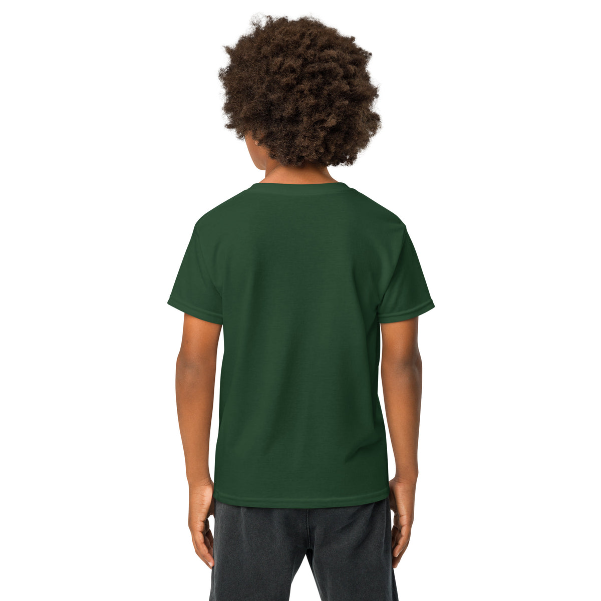 Back/detail view of Talk Turkey to Me – Kids Thanksgiving Sports T-Shirt graphic T-shirt