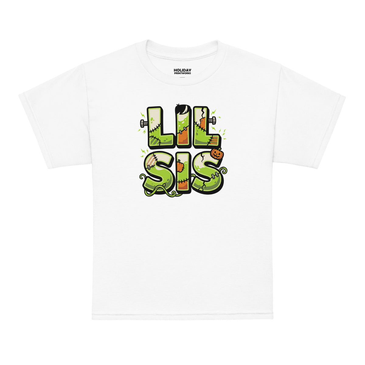 LIL SIS Halloween Monster Name Youth T-Shirt